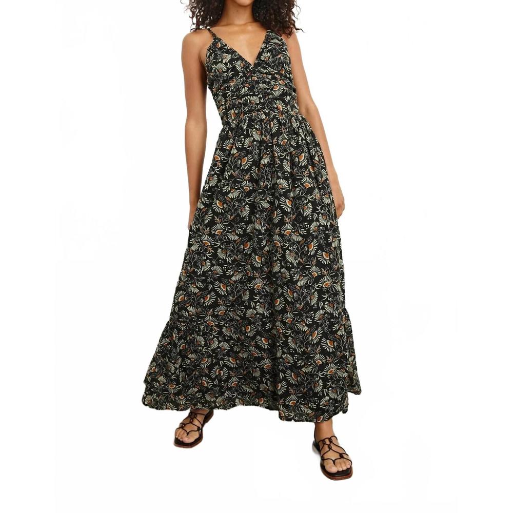 NEW RAILS palm tiered maxi dress in cassia - Picture 3 of 5